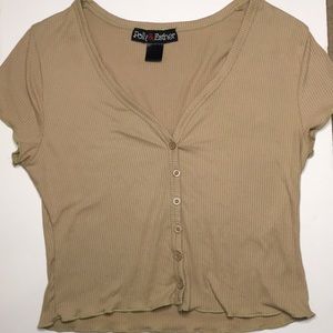 Poly & Esther Cotton Rib Tee